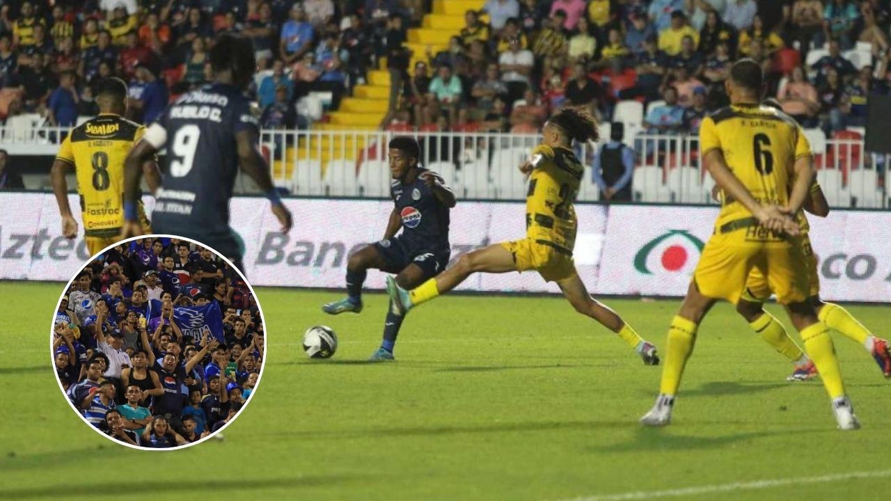 Afición del Motagua le grita ole al equipo tras cuarto gol de Real España