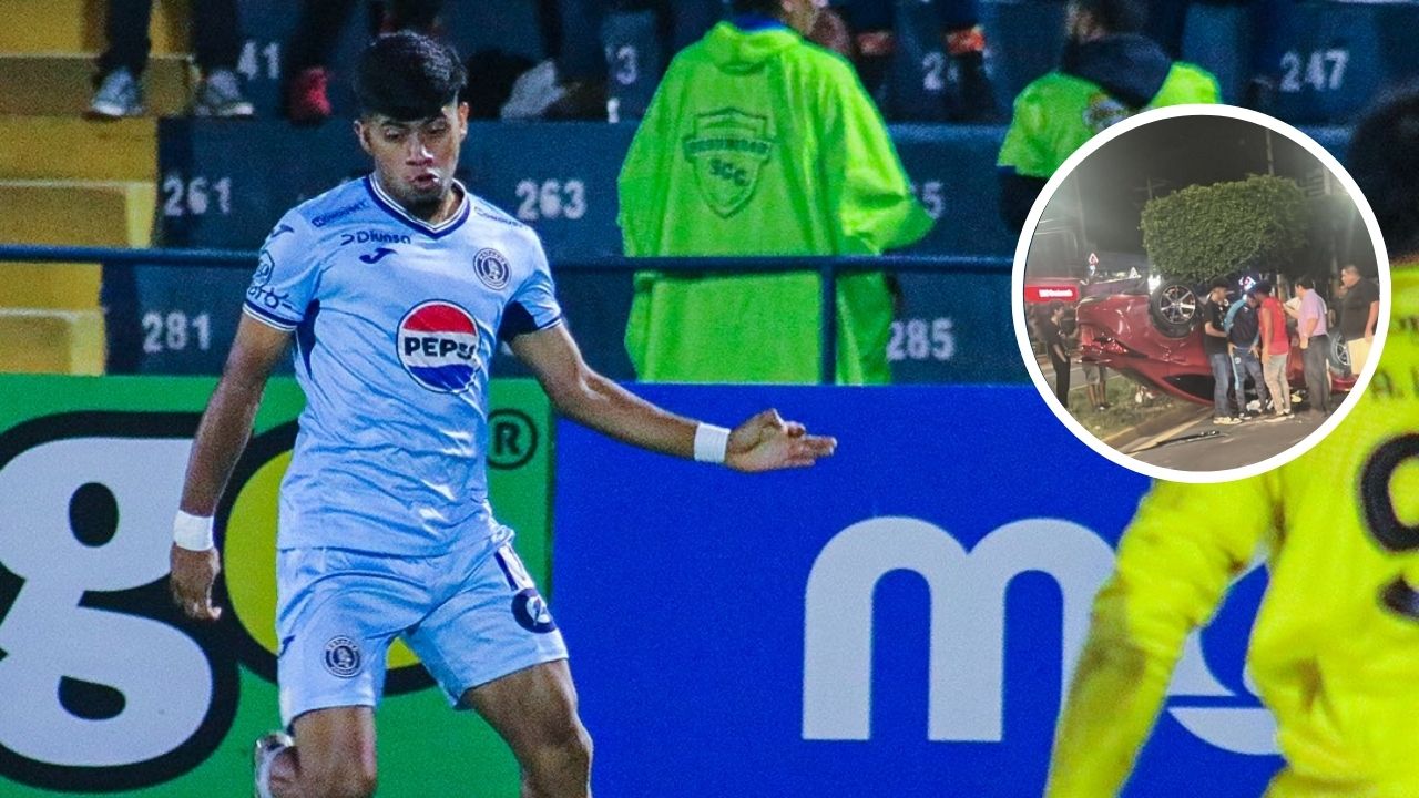 Clever Portillo se pronuncia por accidente sufrido en bulevar de Tegucigalpa
