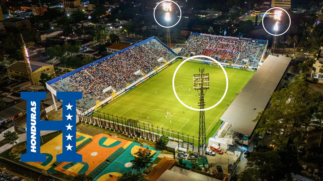 Federación confirma cómo solucionará problema de alumbrado en el estadio Morazán