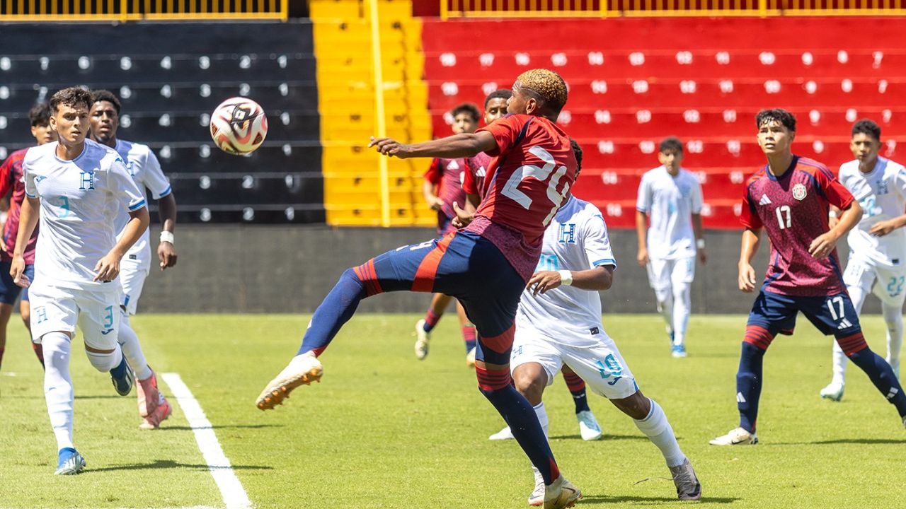 Selección Sub-17 de Honduras volvió a perder partido amistoso en Costa Rica