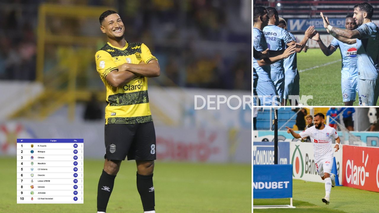 Liga Nacional de Honduras: Así marcha la tabla de posiciones tras disputa de la jornada 12