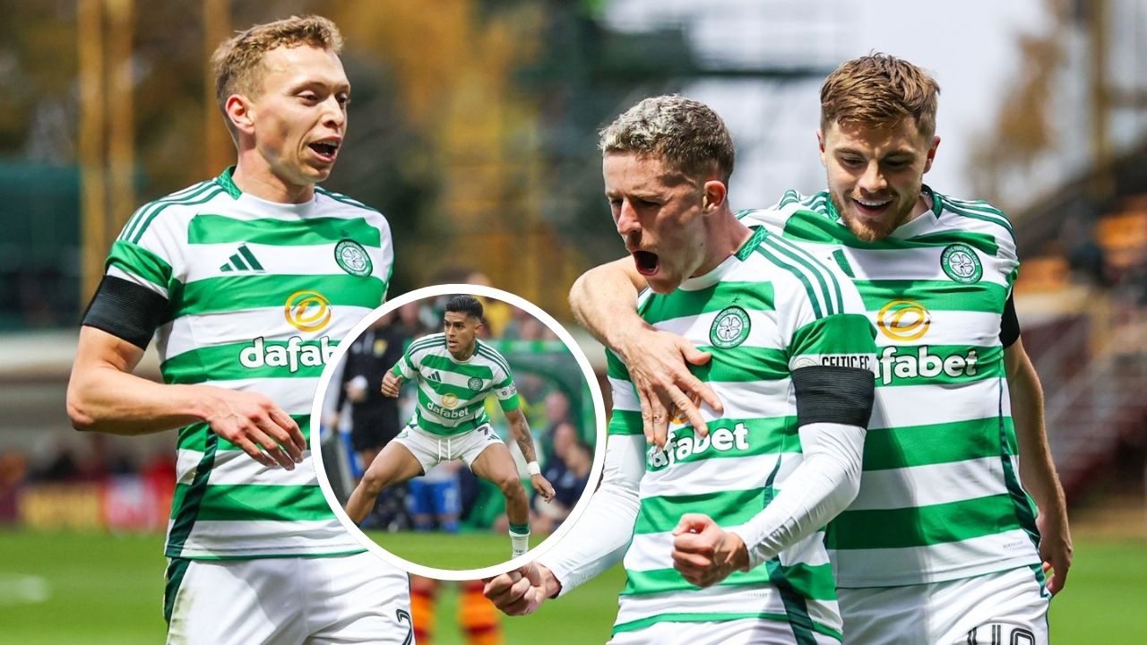 Luis Palma vuelve a tener minutos en importante triunfo del Celtic ante Motherwell