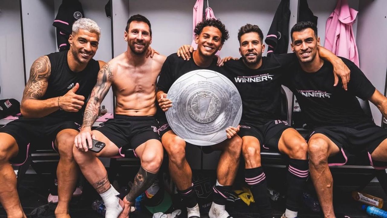 Así celebró David Ruiz junto a Messi, el nuevo título del Inter Miami en la MLS