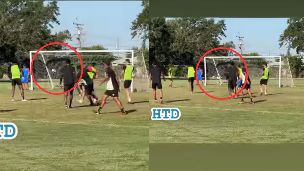 Futbolista de Olimpia revela sus dotes de portero en Estados Unidos