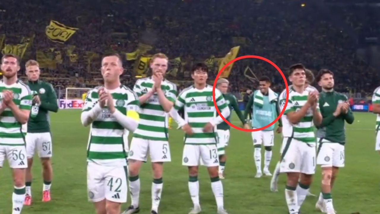Luis Palma y su gesto tras quedarse en el banquillo en la paliza recibida por el Celtic