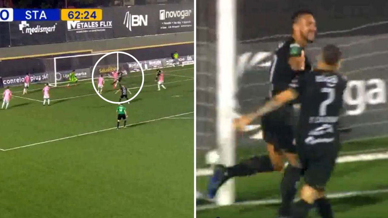 Así fue el gol de Alejandro Reyes con el Sporting Club de Costa Rica