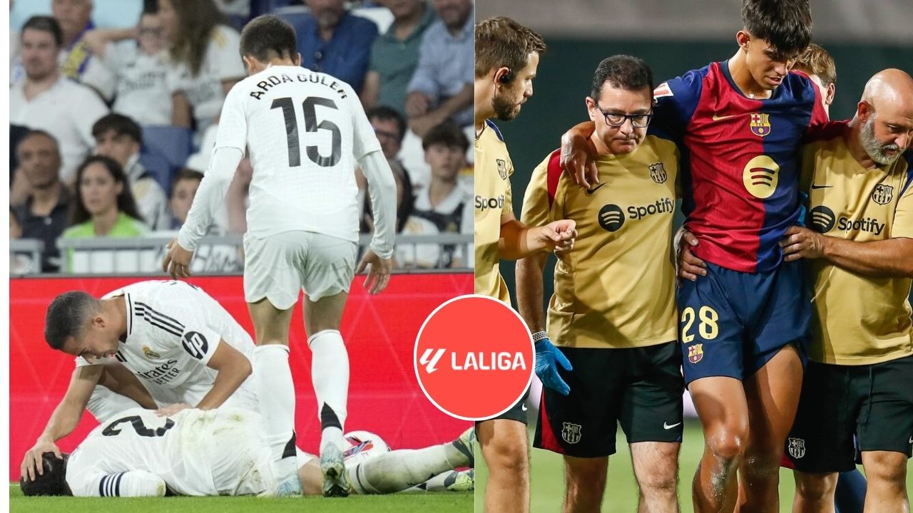 Estas son las bajas que tendrán el Real Madrid y Barcelona en El Clásico