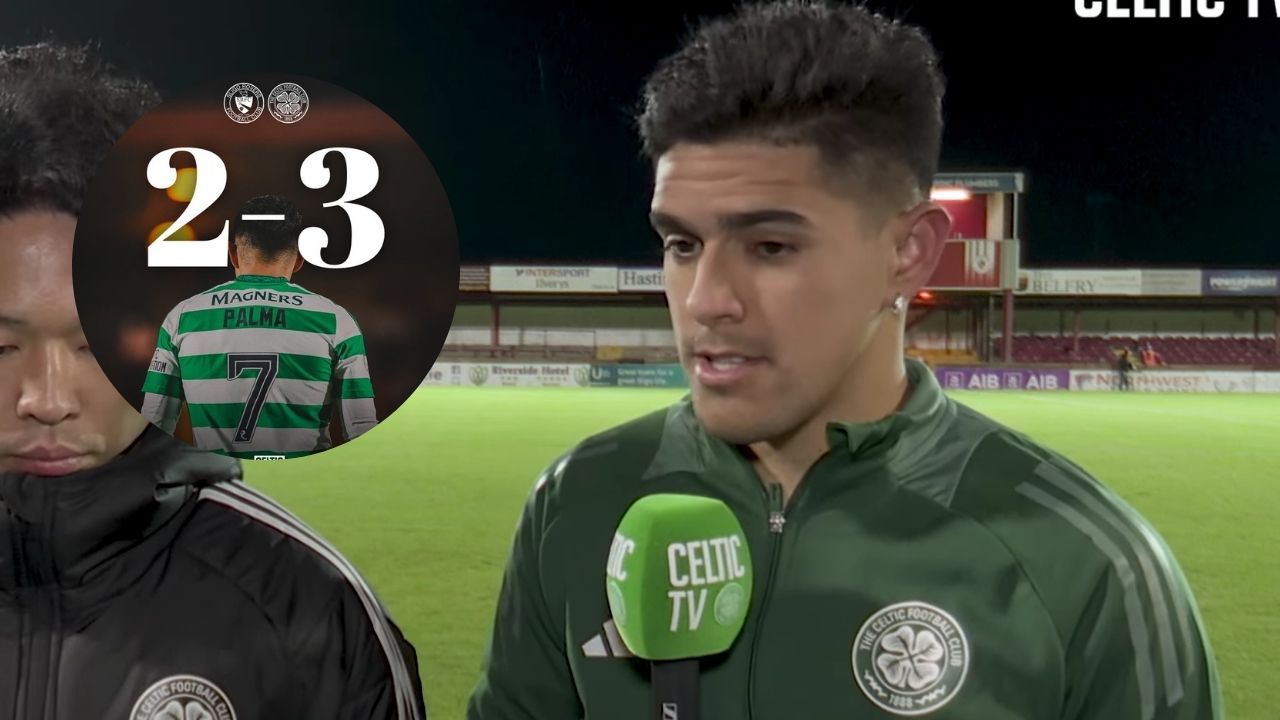 Luis Palma expresa su felicidad tras convertir hat-trick con el Celtic