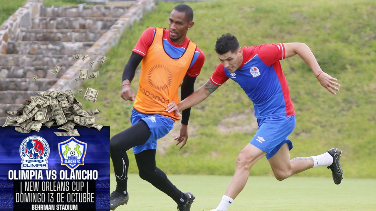 La ganancia que obtendría Olimpia por jugar amistoso ante Olancho FC en Estados Unidos