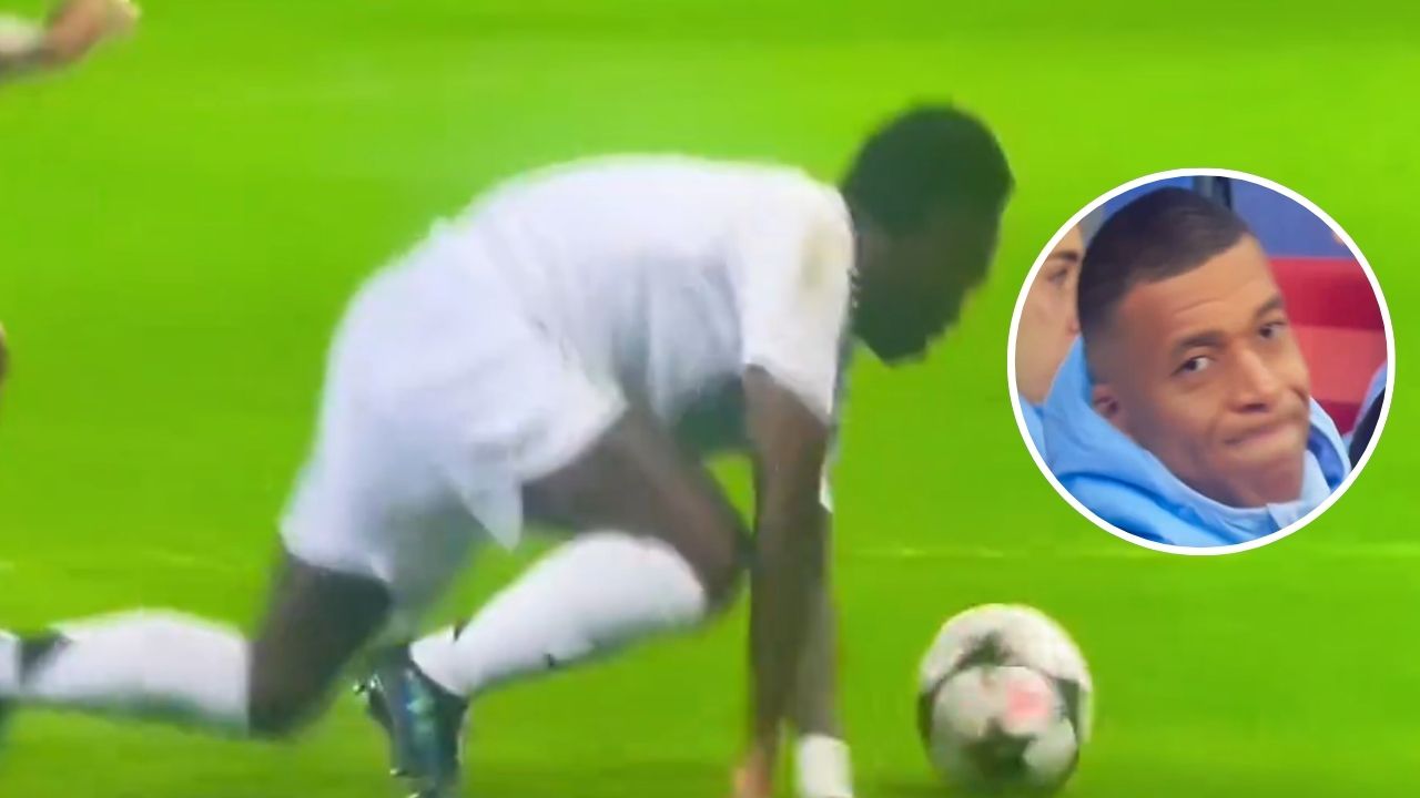 Mbappe deja curiosa reacción tras un error de Vinícius Júnior en la derrota de Real Madrid