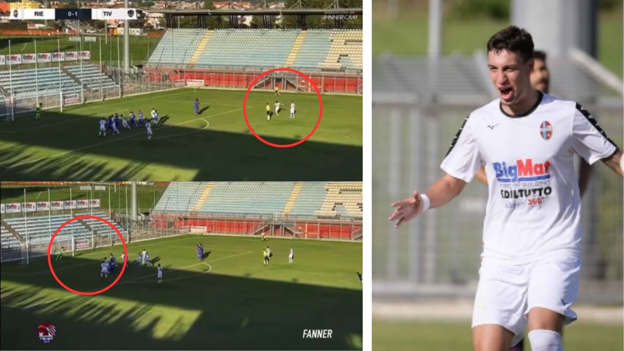 Valerio Marinacci marca golazo a lo 'Rambo de León' en Italia