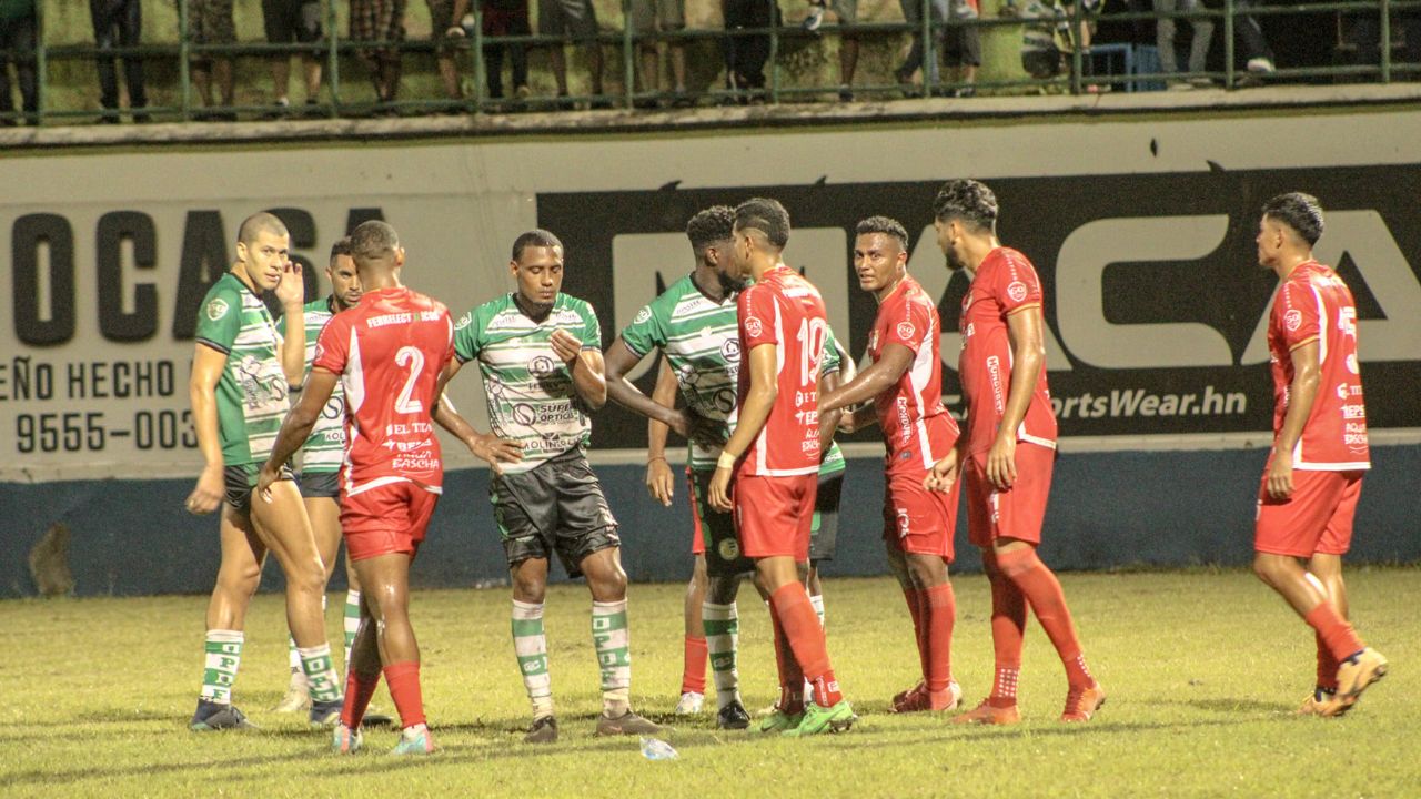 Real Sociedad y Juticalpa FC igualan a uno y se hunden en la tabla