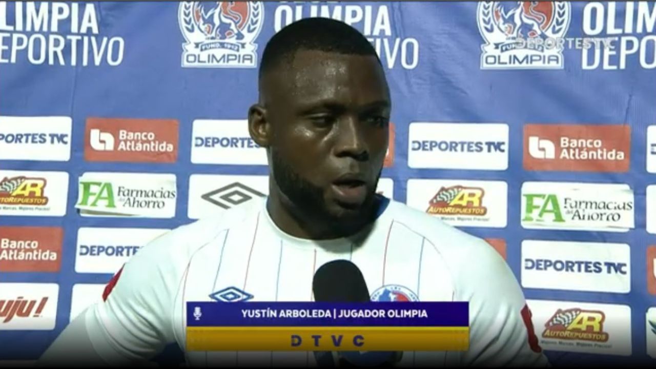 Yustin Arboleda expone su enojo por el partido donde Olimpia le ganó al Victoria