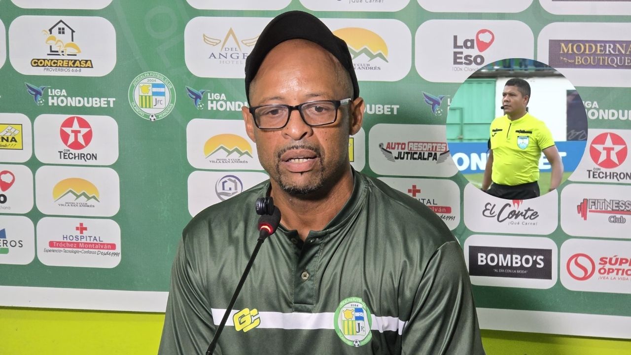 Asistente técnico del Juticalpa se queja del arbitraje del partido vs Olimpia