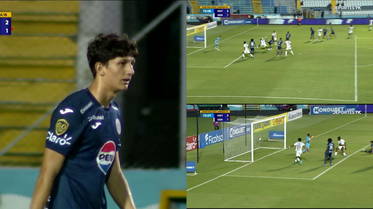 Hijo de Diego Vazquez anota autogol en duelo Motagua vs Génesis