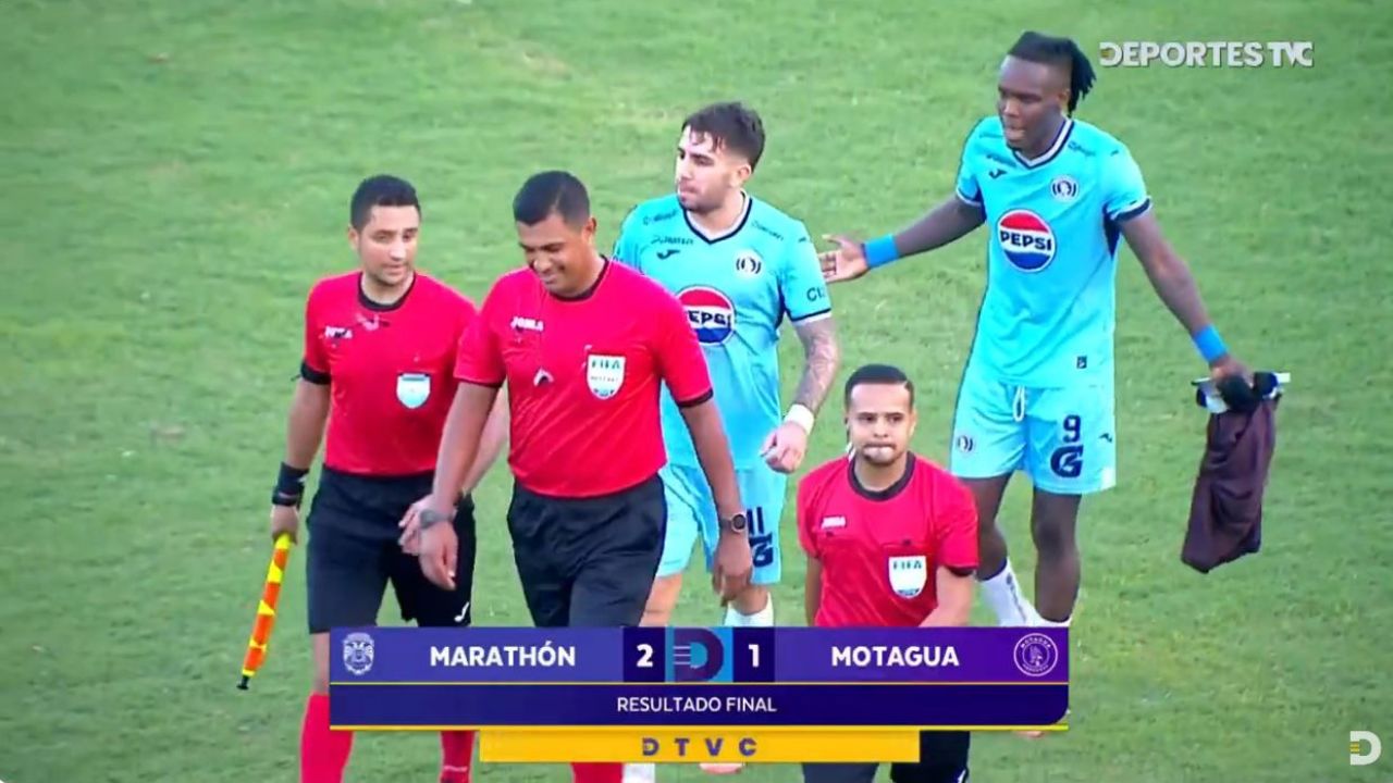 Auzmendi y Rubilio Castillo le reclamaron a Raúl Castro por no pitar penal a favor del Motagua