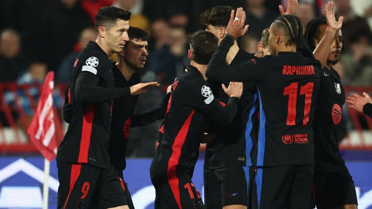 Barcelona receta manita a Estrella Roja sigue arrasando en la Champions League