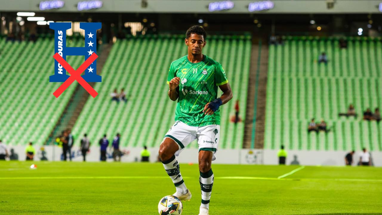 Santos confirma la lesión que dejó fuera al Choco Lozano de la selección de Honduras
