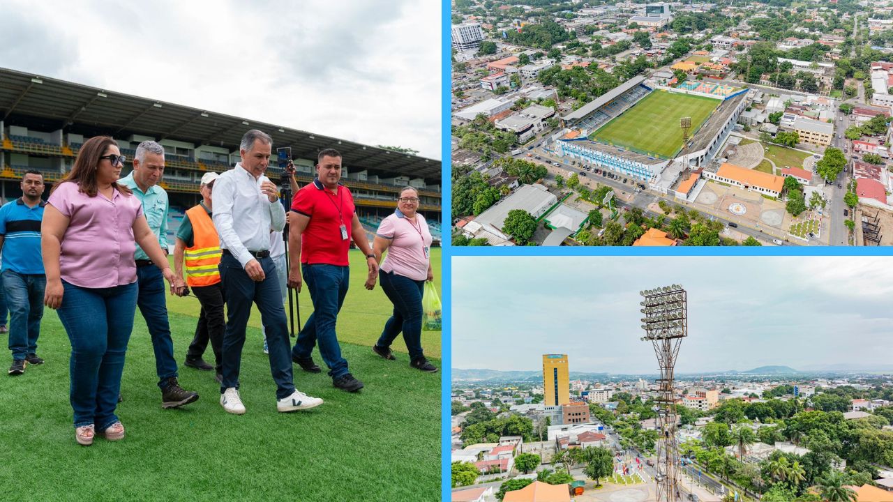FFH elogia los avances del estadio Morazán para duelo ante México