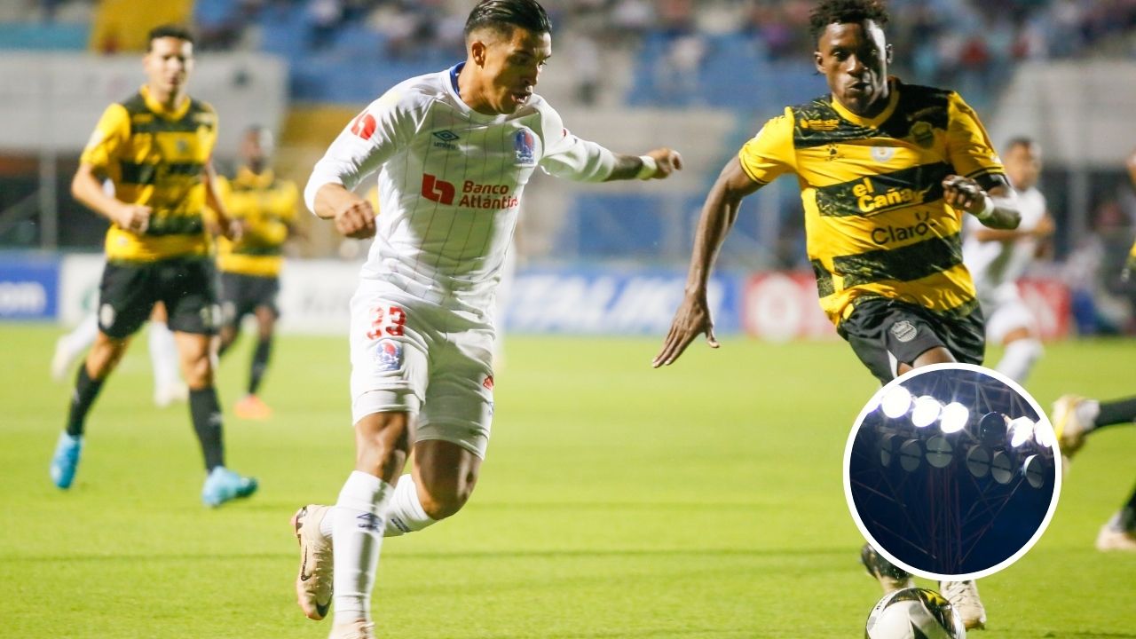 Estadio Nacional sufrió problema de alumbrado en pleno Olimpia vs Real España