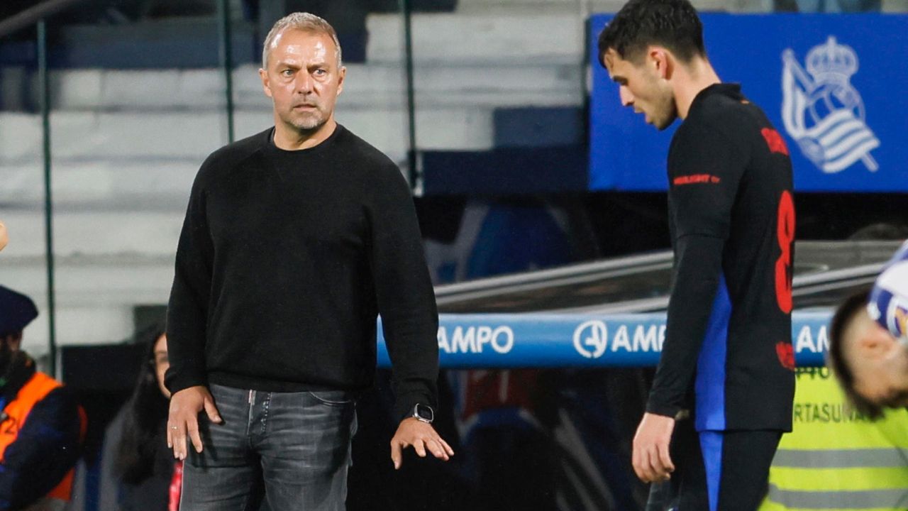 Hansi Flick menciona los culpables de la derrota del Barcelona ante Real Sociedad