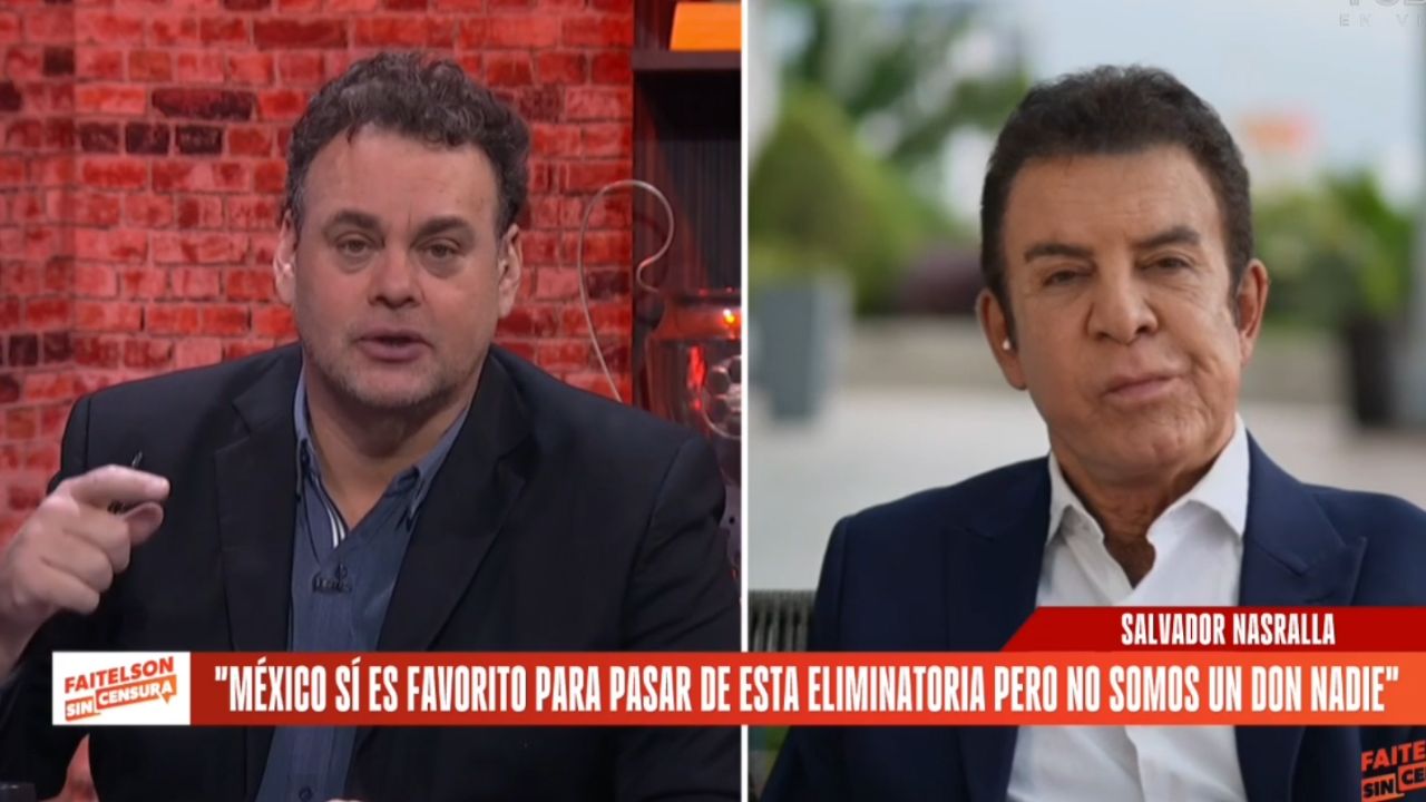 Salvador Nasralla y David Faitelson vuelven encararse previo al Honduras vs México