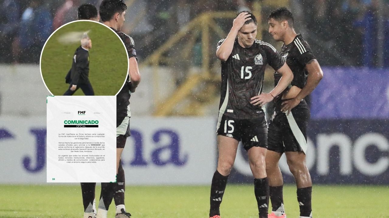 Federación de México se pronuncia tras agresión de Aguirre en el estadio Morazán