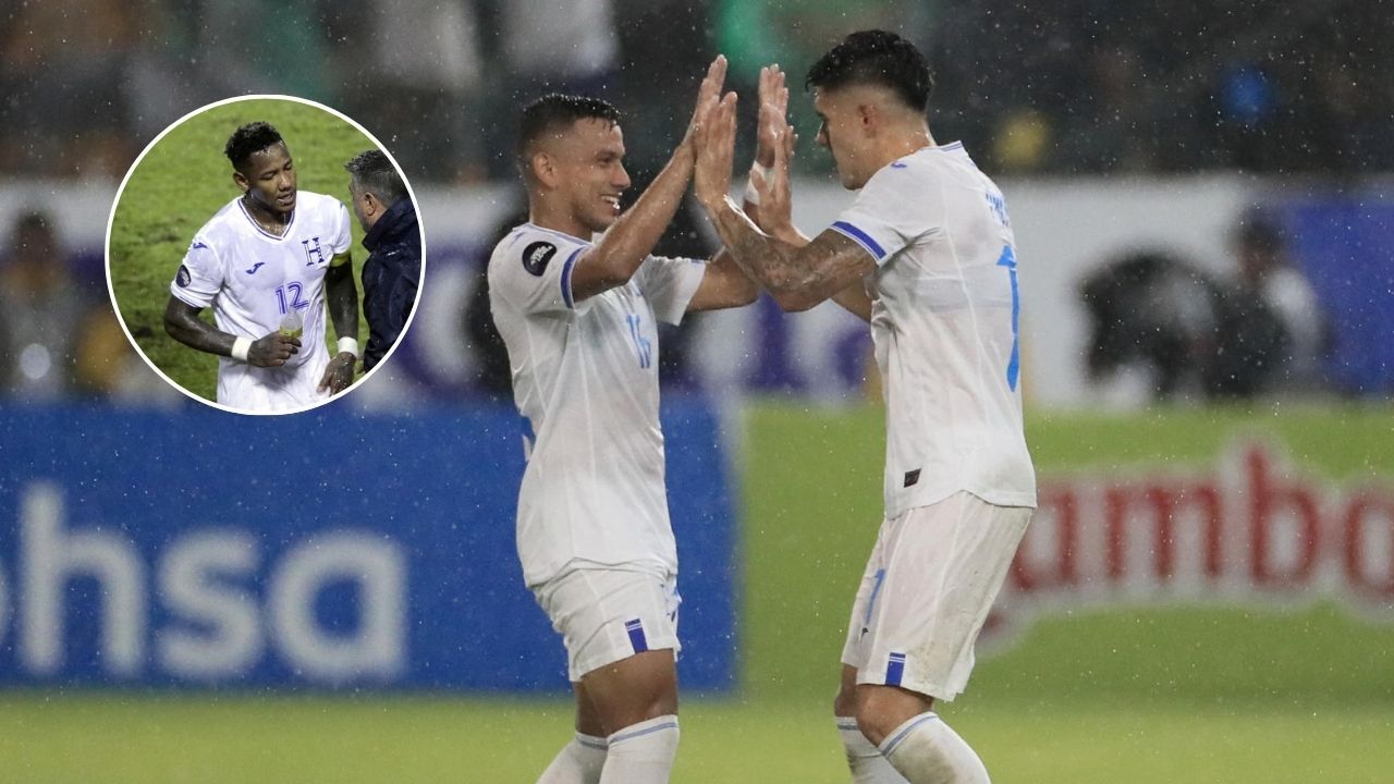 La reacción de Romell Quioto tras el triunfo de Honduras ante México