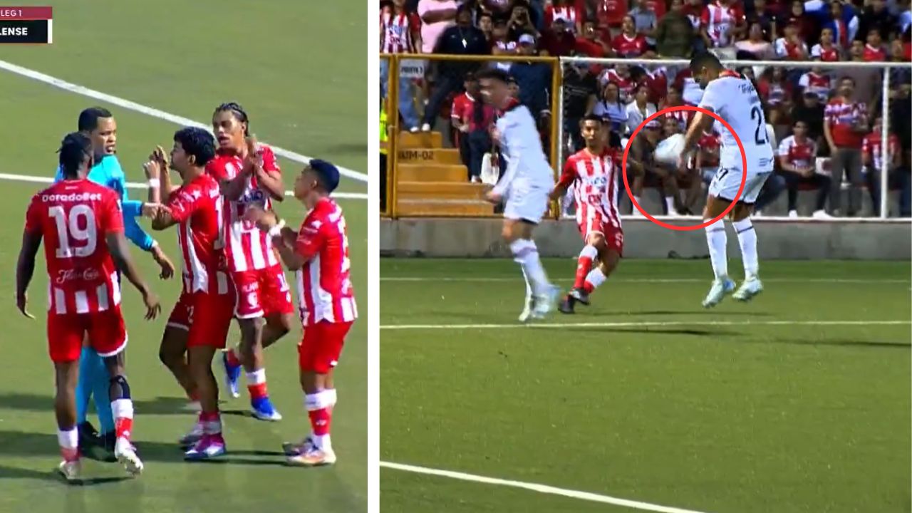 El penal a favor de Real Estelí que Selvin Brown no pitó en la final de la Copa Centroamericana