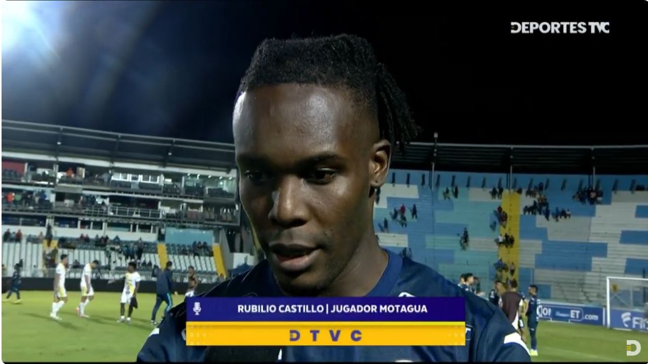 Rubilio Castillo se enoja por partido donde Motagua le ganó al Génesis