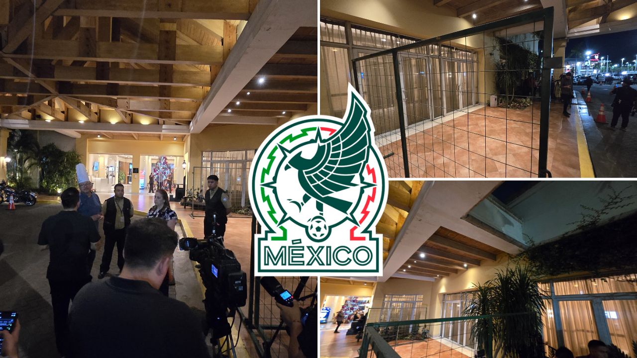 Selección de México aisló a la prensa deportiva en su llegada a su hotel en San Pedro Sula