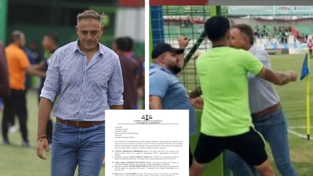 Tota Medina recibe contundente advertencia de la Comisión de Disciplina