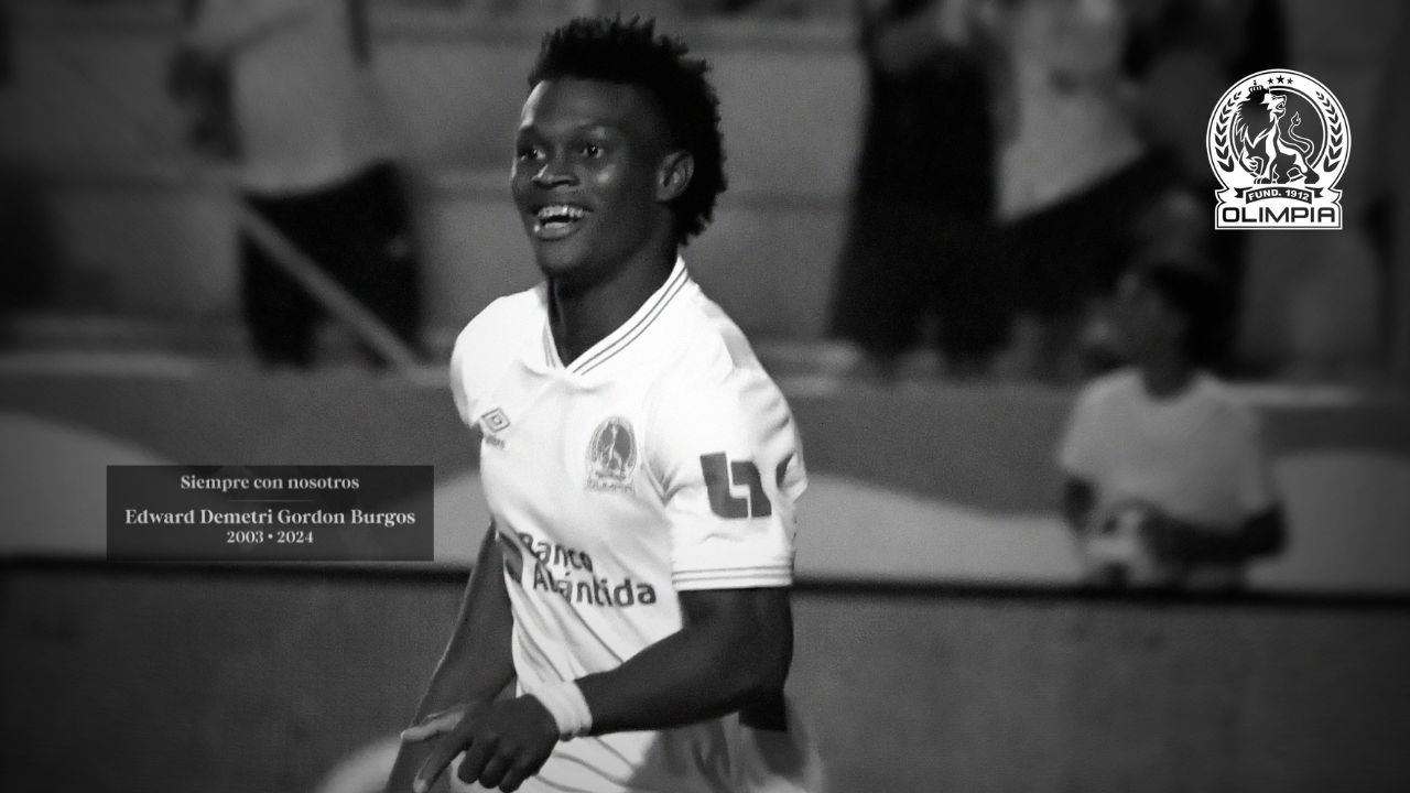 Olimpia estará presente en el velorio de Demetri Gordon en La Ceiba