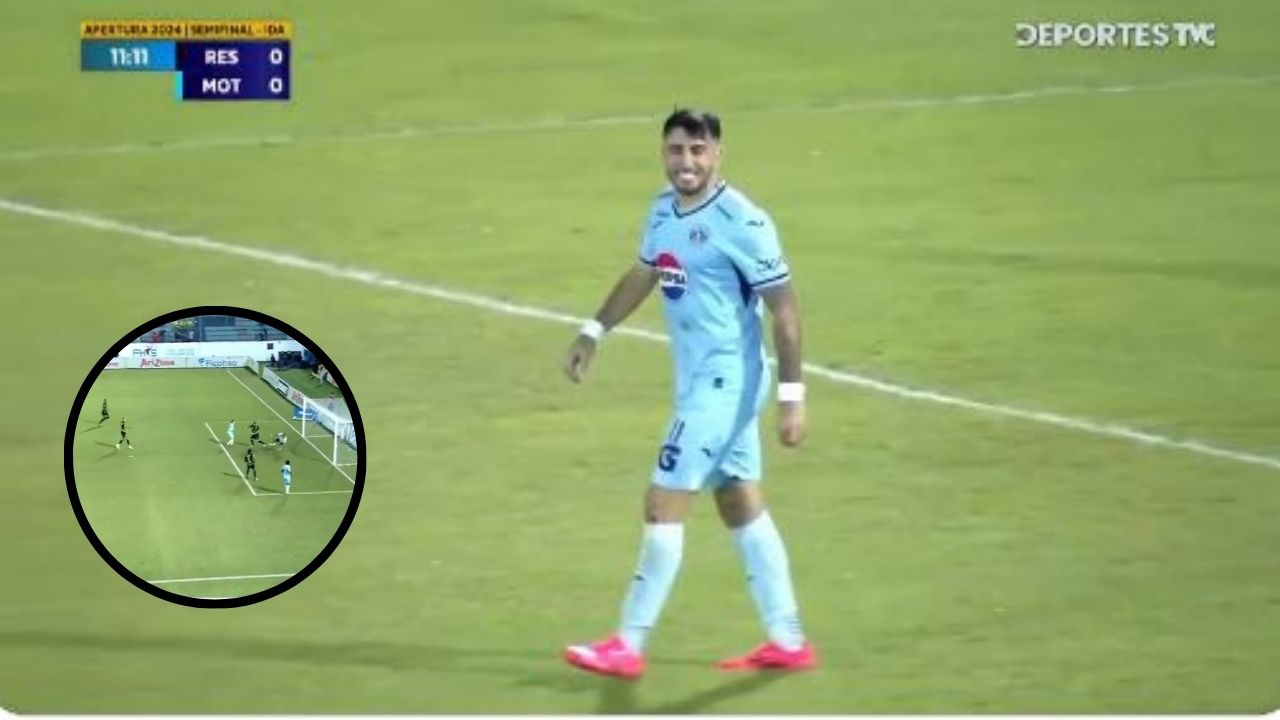 Así fue el gol que le anularon a Motagua en la semifinal de ida vs Real España