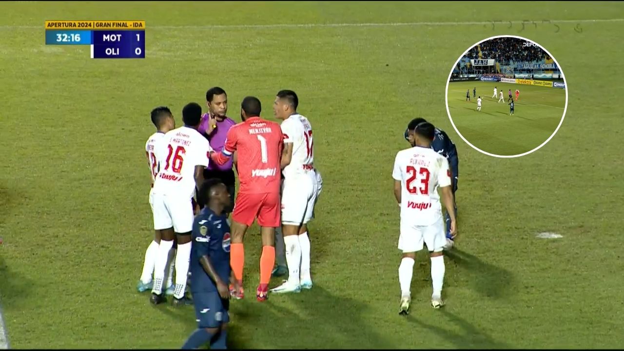 El terrible error de Selvin Brown que le brindó un tiro libre en el área a Motagua