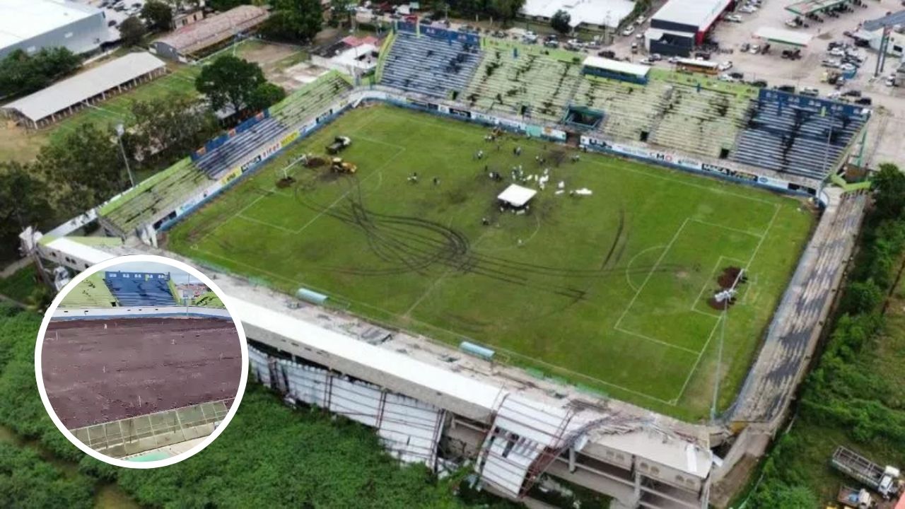 Estadio Juan Ramón Brevé pasa a nueva etapa en su instalación de grama híbrida
