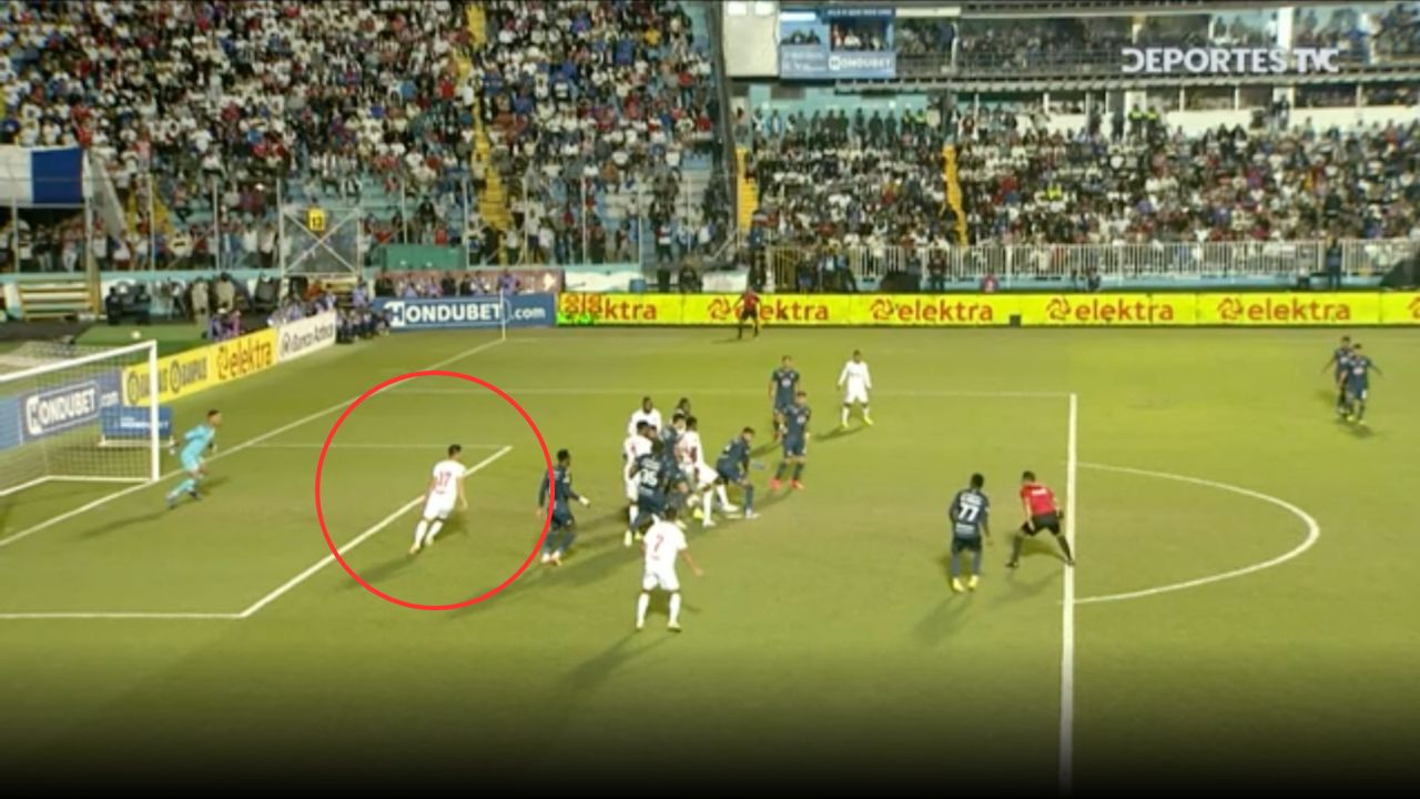 Así fue el gol anulado a Jonathan Paz contra Motagua en la Gran Final