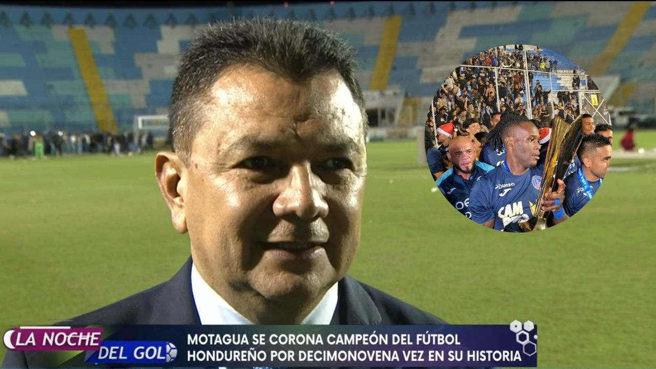 Presidente de la Liga Nacional felicita a Motagua por su título y brinda novedades sobre el Clausura 2025