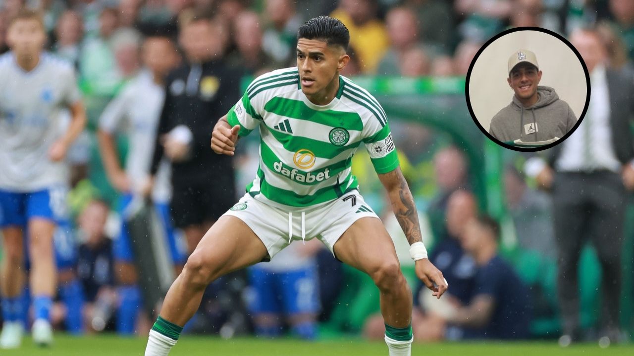 Luis Palma recibe memorable regalo de parte de los aficionados del Celtic