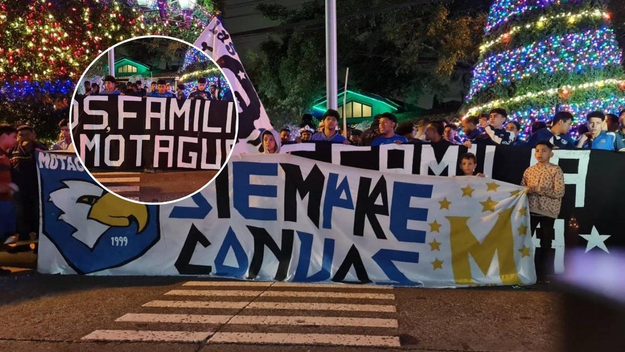 Así fue el banderazo de la barra de Motagua previo a la final ante Olimpia