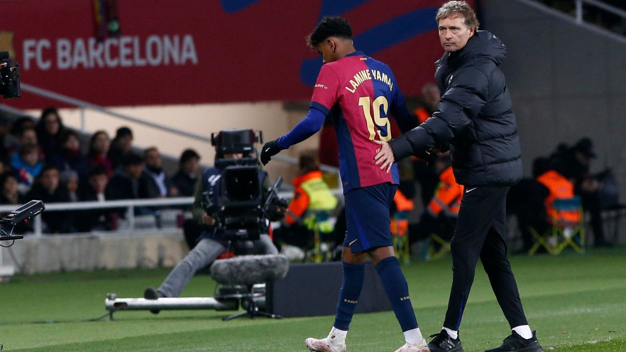 Barcelona confirma la lesión de Lamine Yamal quien se pierde el duelo contra el Atlético