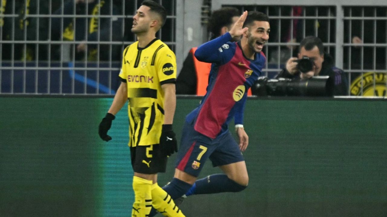Ferran Torres encamina el triunfo de Barcelona ante Borussia Dortmund