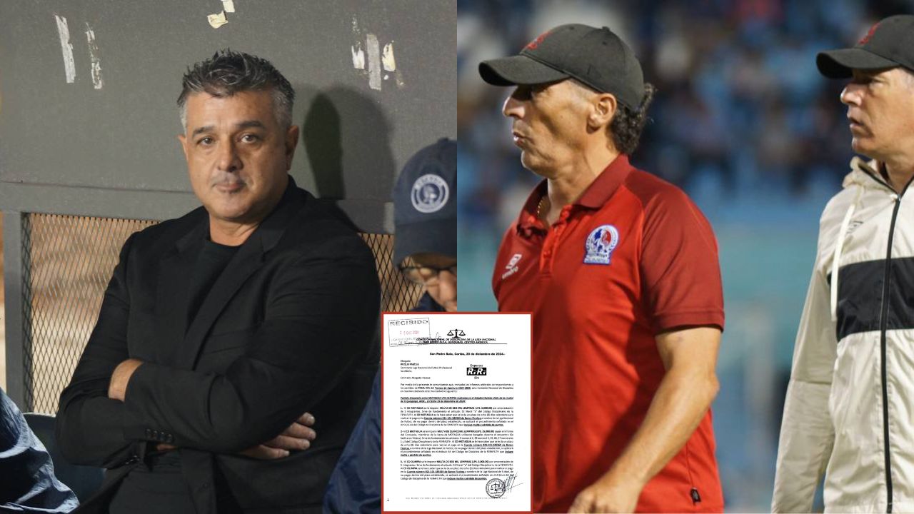 Comisión de Disciplina confirma castigos a Motagua y Olimpia tras final de ida
