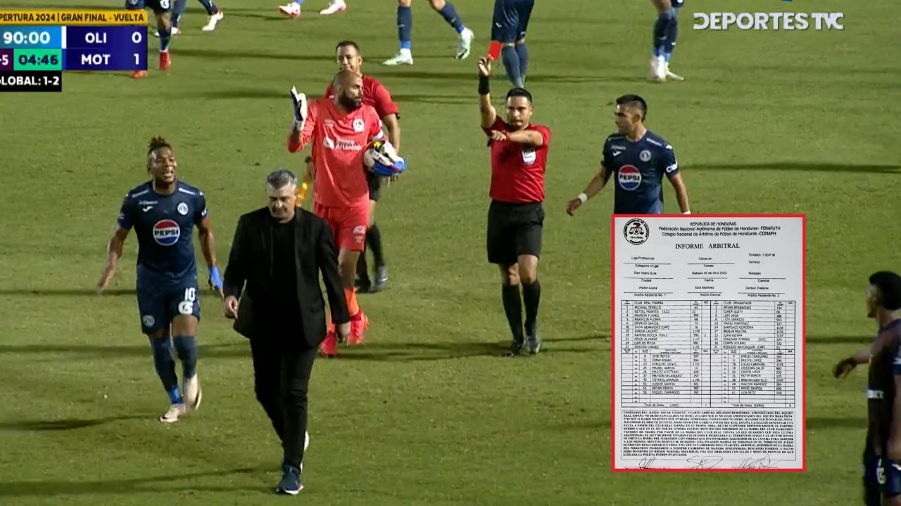 Acta arbitral de la final revela por qué Diego Vazquez fue expulsado y posible castigo