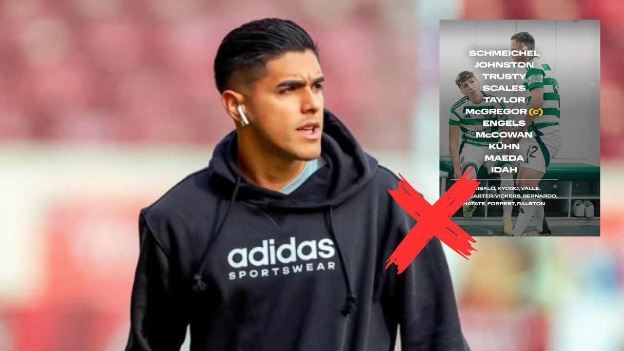 La reacción de Luis Palma tras volver a quedarse fuera en el Celtic