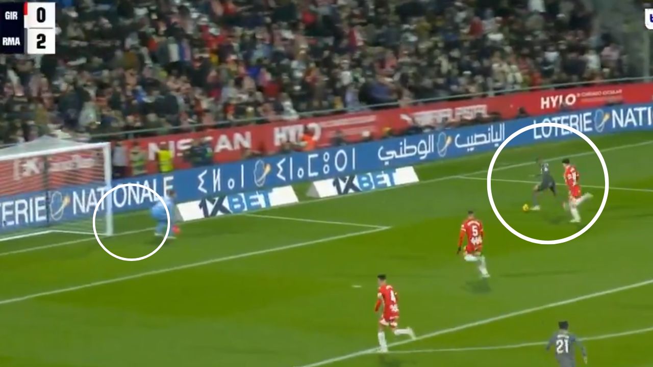 Así fue el golazo de Mbappé en el triunfo del Real Madrid ante Girona