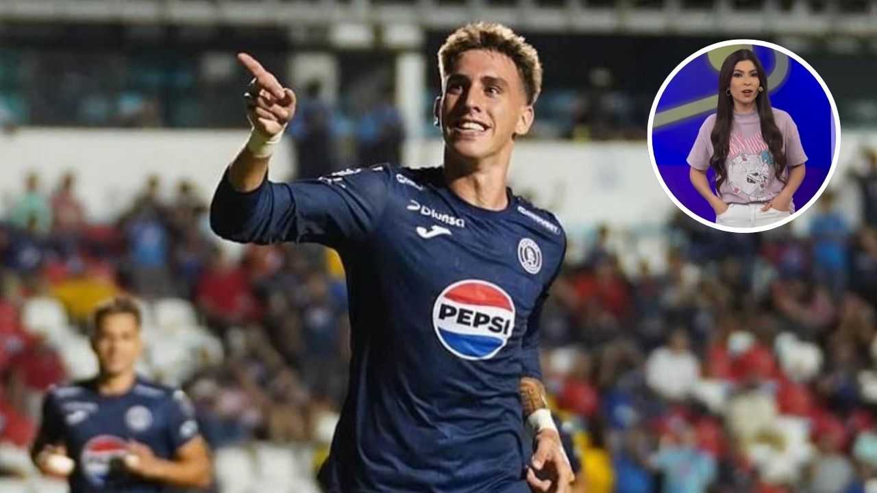 Laura Meza felicita a Rodrigo Auzmendi por llegar a la final con Motagua