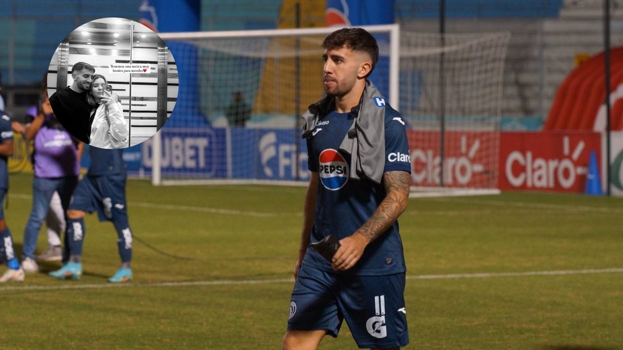 Agustín Auzmendi anuncia que será padre junto con su novia tras salir de Motagua