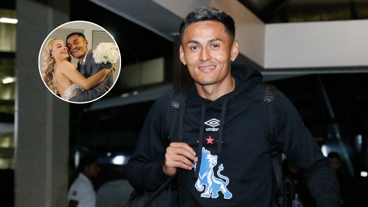 Andy Najar se casa previo a iniciar pretemporada con Olimpia