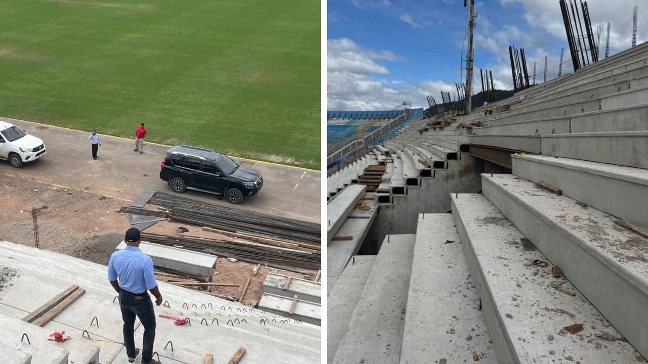 Así avanza la nueva gradería del estadio Chelato Úcles a semanas de iniciar el Clausura 2025